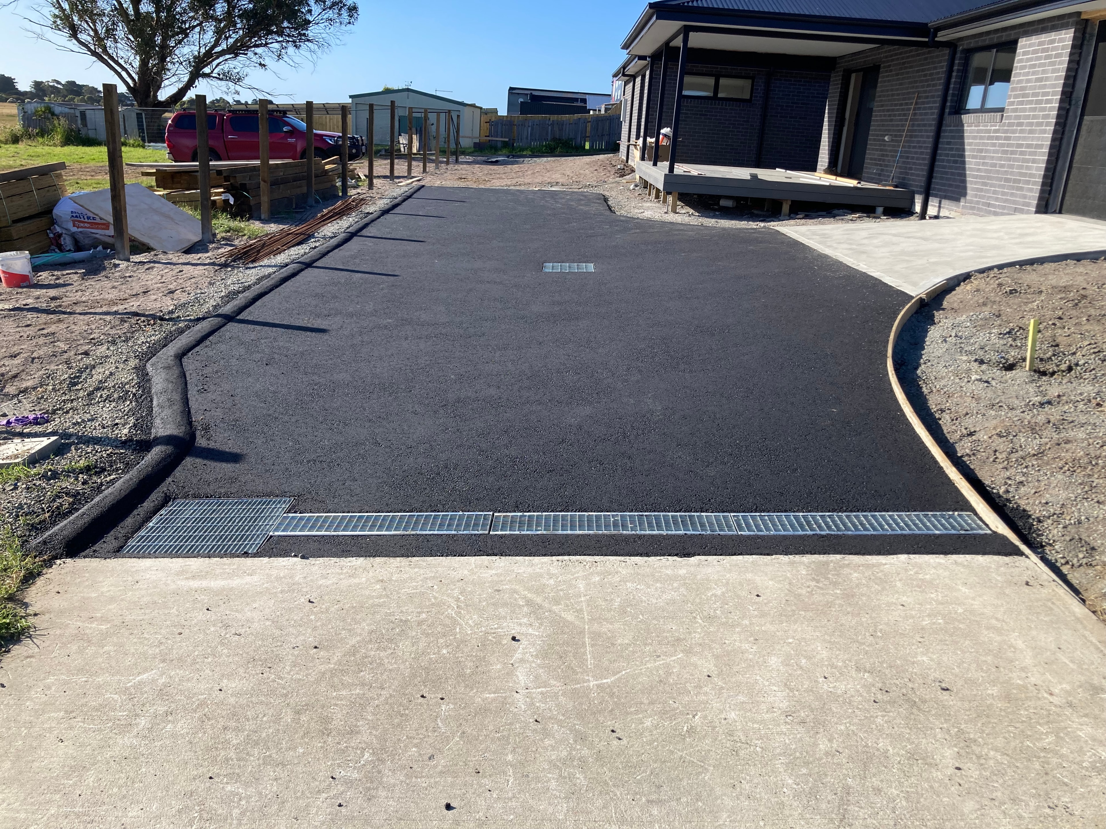 Driveway construction